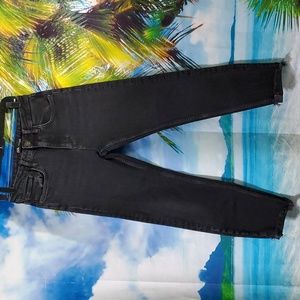 ZARA Frayed hem hi rise slim fit women's denim size 6